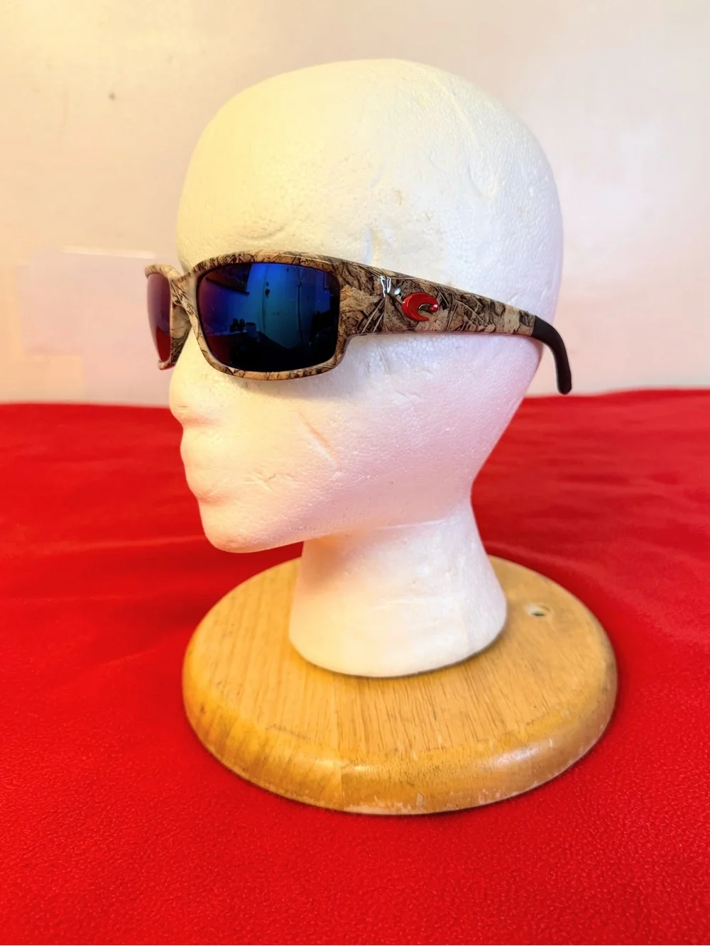 Costa Del Mar Camouflage Wrap Sunglasses With Case EUC